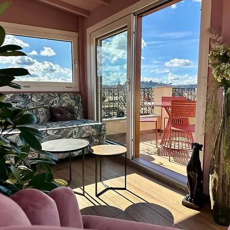 Acciaiuoli Penthouse Terrace View Florence