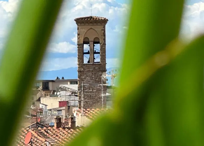Acciaiuoli Penthouse Terrace View Lägenhet