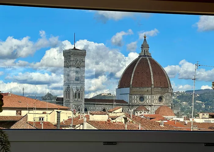 Acciaiuoli Penthouse Terrace View Lägenhet Florens