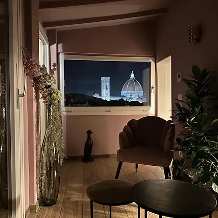 Acciaiuoli Penthouse Terrace View דירה פירנצה